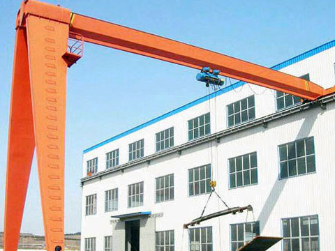 single beam 10 ton semi gantry crane for sale 