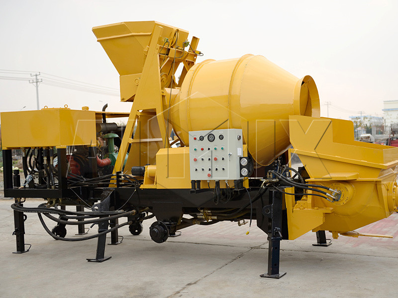Diesel Concrete Mixer With Pump For Sale
