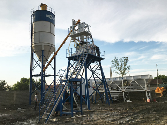 Compact Concrete Batching Plant for Sale