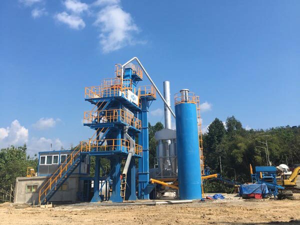 80 ton asphalt mixing plant Indonesia