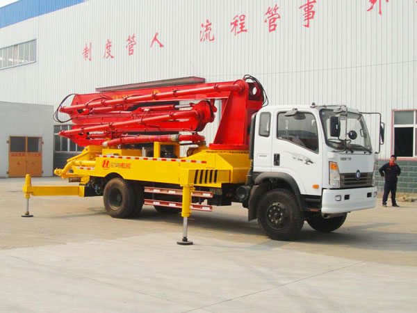 25m concrete boom pump