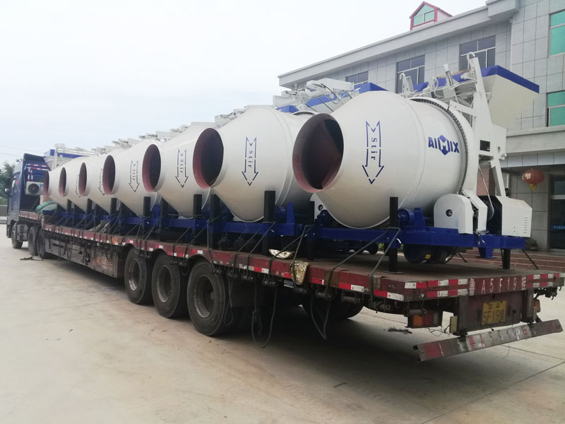 concrete mixers were exported to Uzbekistan