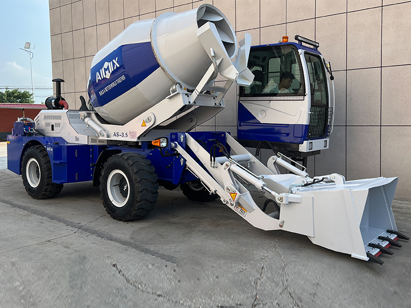 3.5m³ self loading concrete mixer