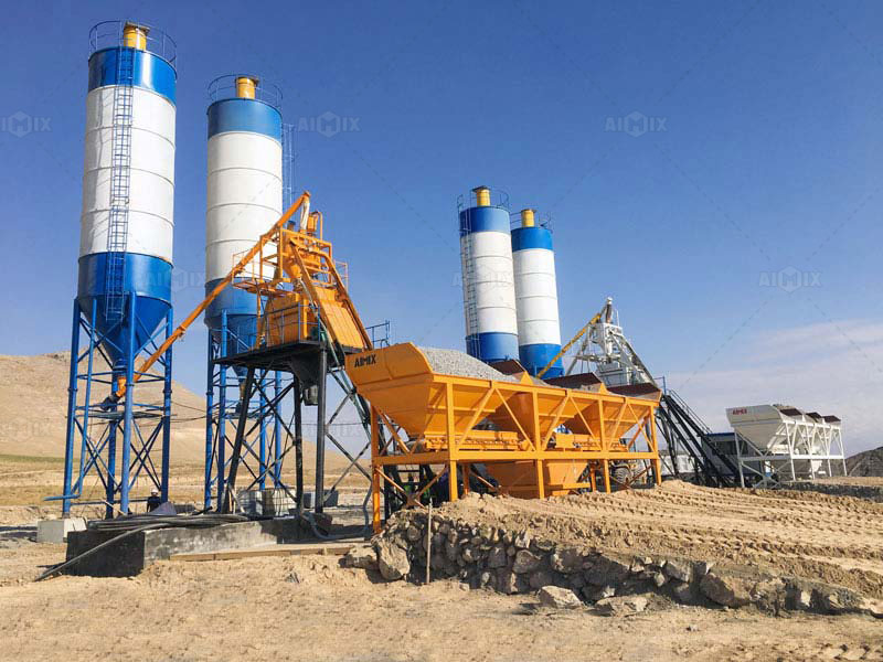 pabrik batching beton mini type