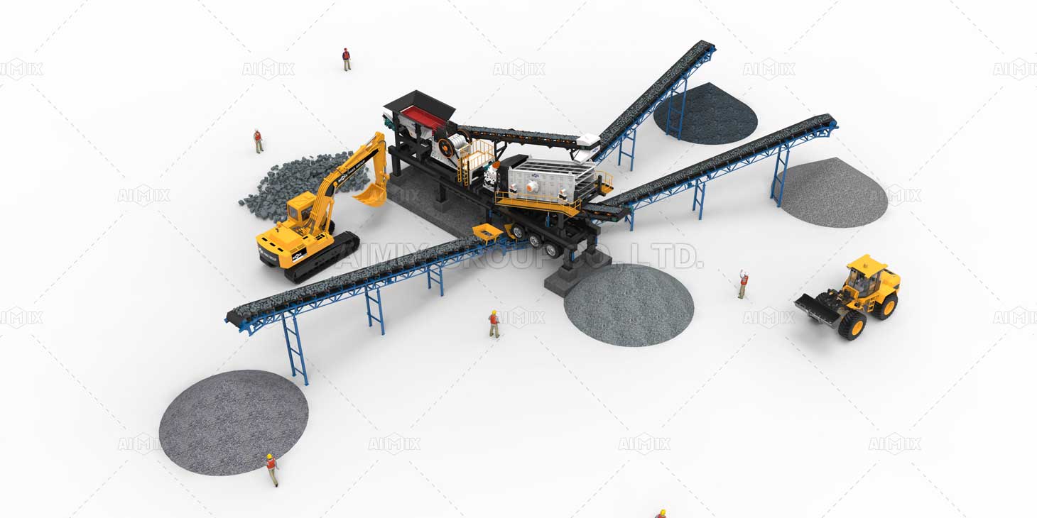 50 TPH Mobile quarry stone crusher