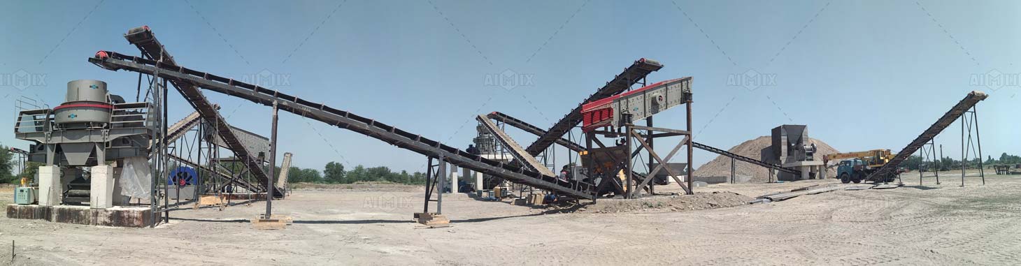 Granite crusher plant