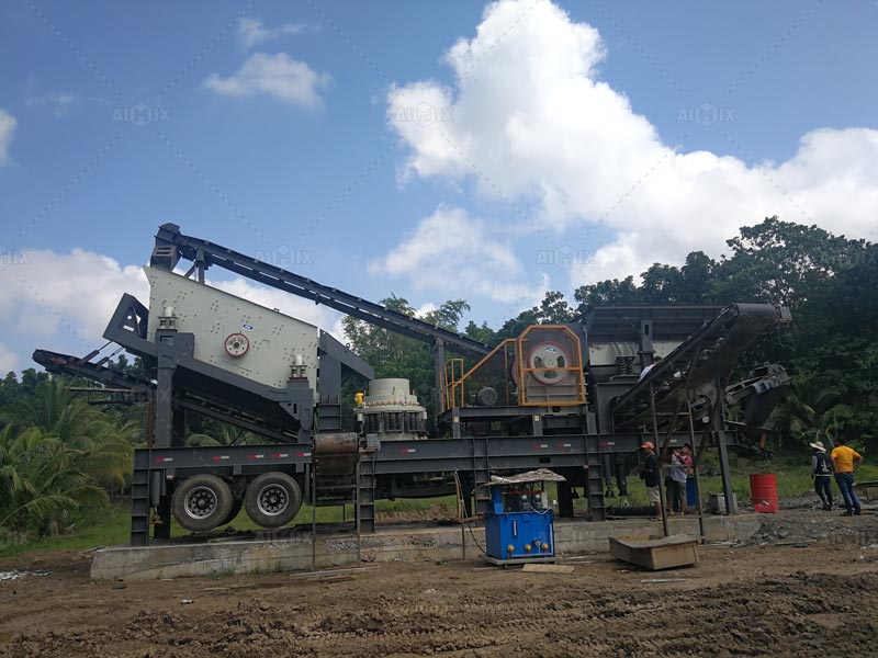Portable Stone Crushing Plant With Two Stage