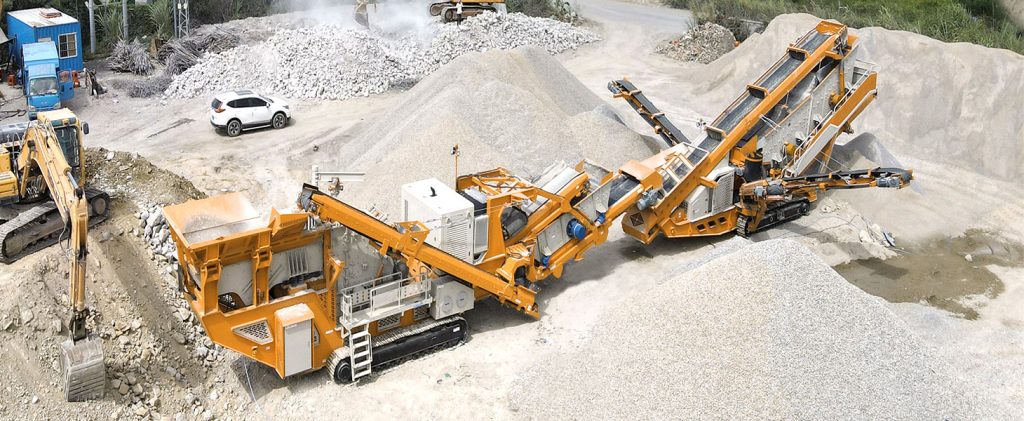 mobile stone crusher 500tph