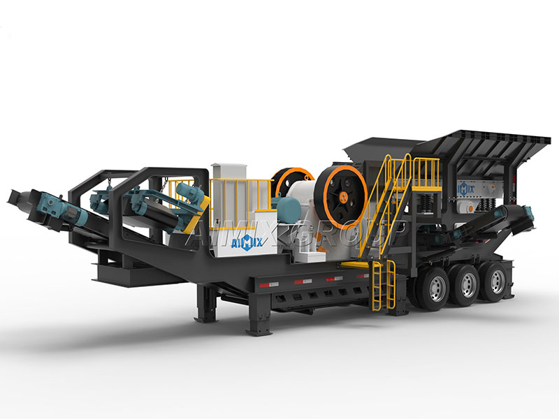 Tire-type Mobile Jaw Crusher Plant