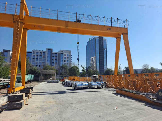 20 Ton Double Girder Gantry Crane for Steel Coil Handling