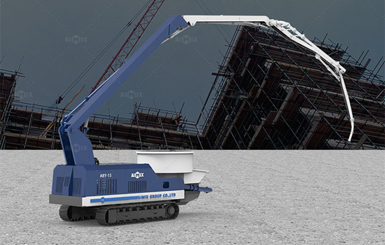 Crawler Boom Mixer Concrete Pump