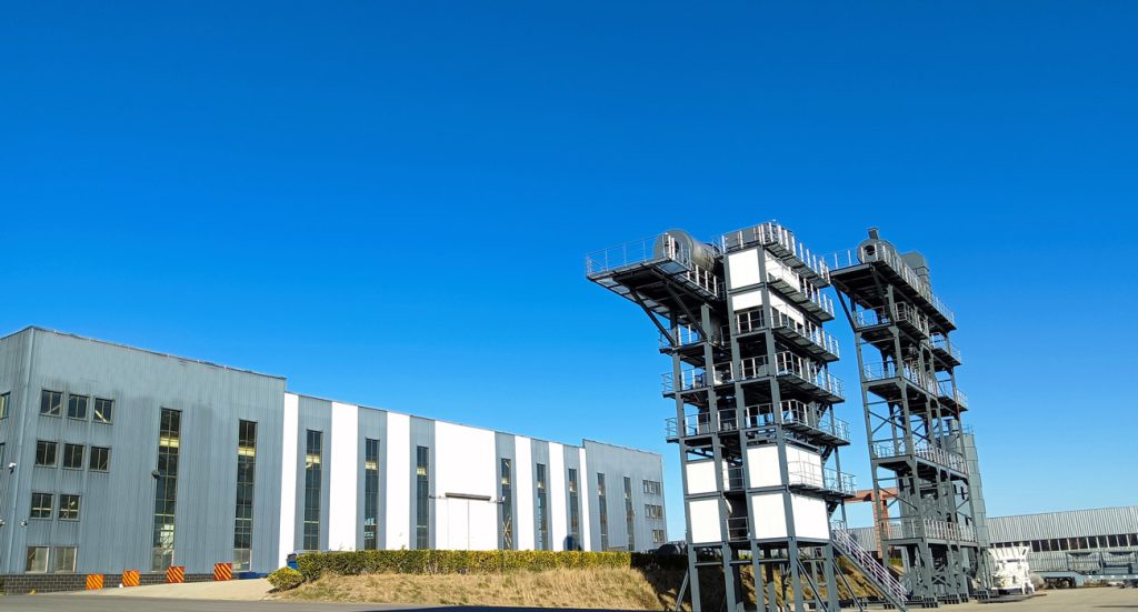 Macroad asphalt plant machine in Factory