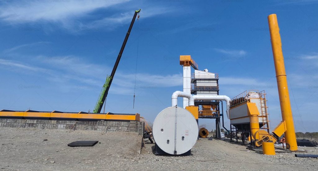 ALQ120 120tph under construction in Kyrgyzstan